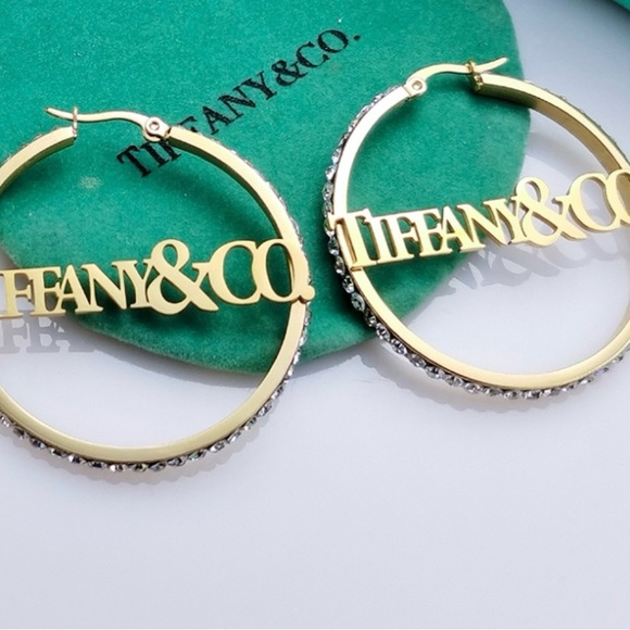 Inspired T&C hoop earrings - Picture 1 of 1